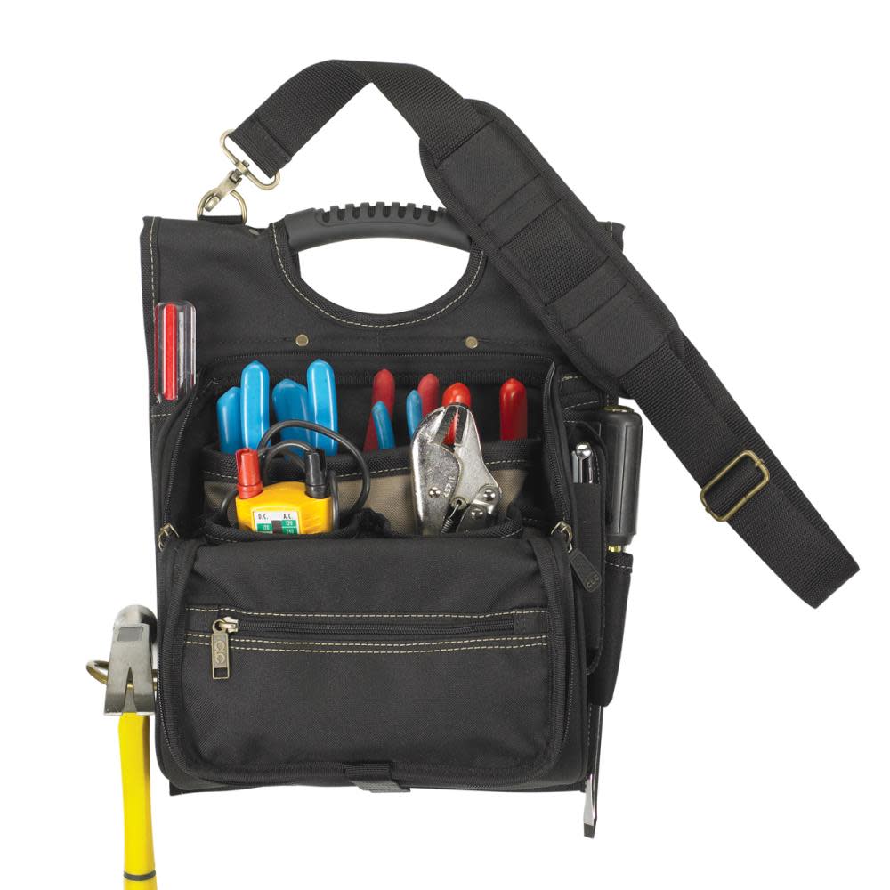 21 Pocket Zippered Professional Electrician's Tool Pouch