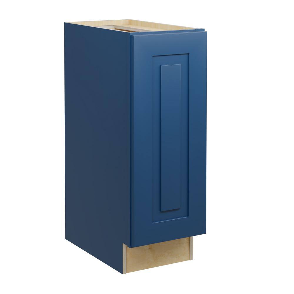 Home Decorators Collection Grayson Mythic Blue Plywood Shaker Stock Assembled Pull Out Pantry Kitchen Cabinet Pullout 12 in. x 34.5 in. x 24 in. BPPO12-GMB