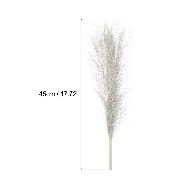 Faux Pampas Grass 17.7 Fake Pampas Grass for Wedding Decoration