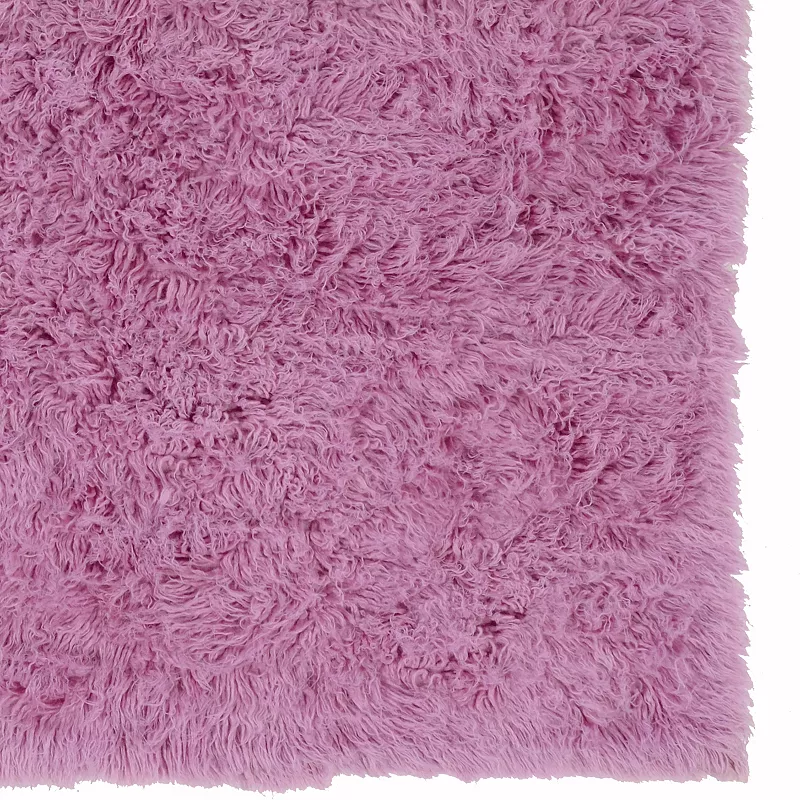 Linon New Flokati Lilac Rug