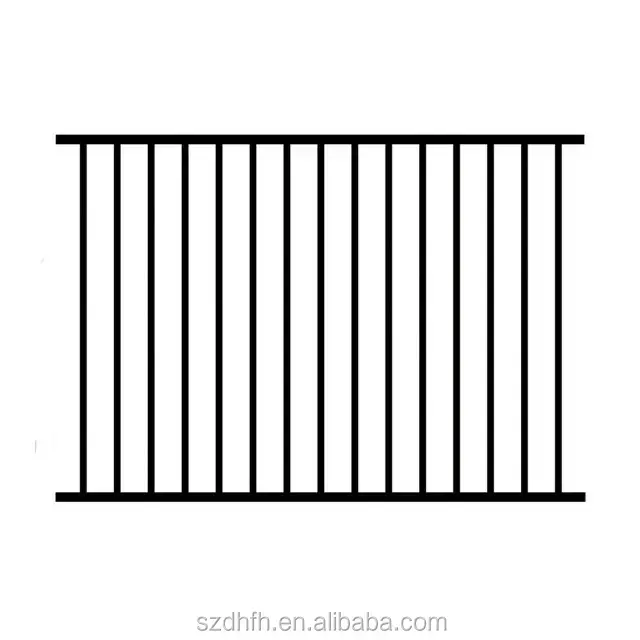 Chinese supply aluminum fence with gate pool use aluminum privacy fence