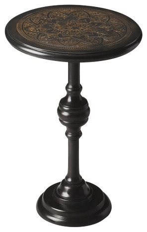 Butler Selma Metal Accent Table   Traditional   Side Tables And End Tables   by EuroLuxHome  Houzz