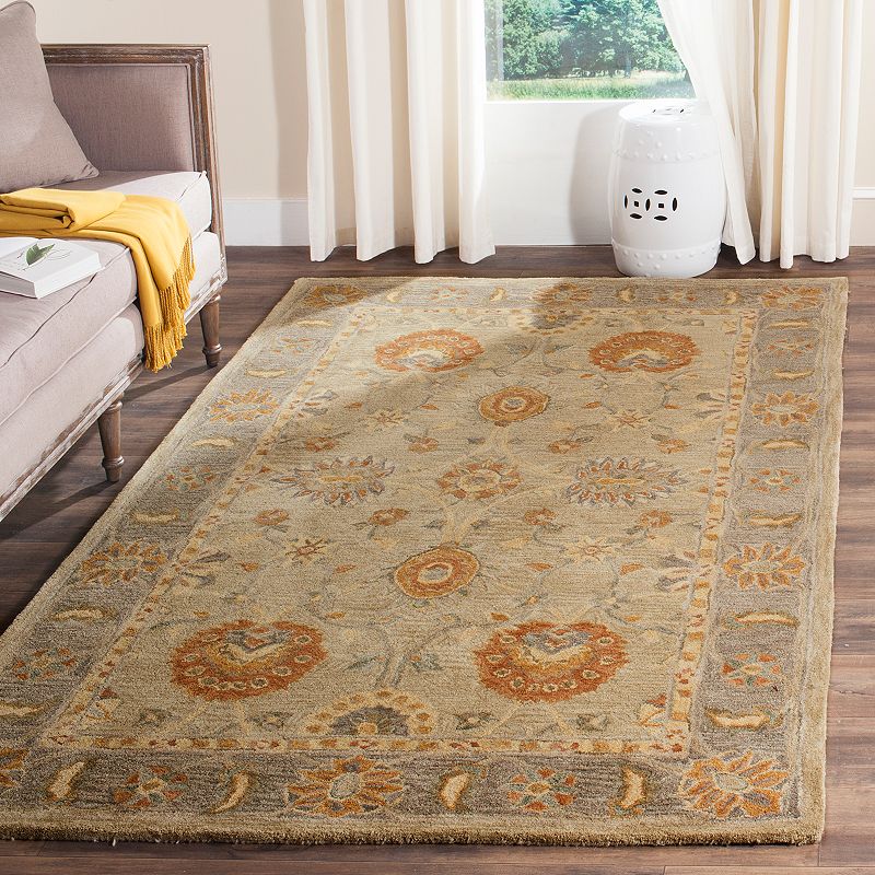 Safavieh Anatolia Melissa Framed Floral Wool Rug