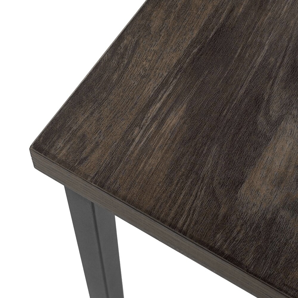 Furniture R Industrial Dark Brown Coffee Table