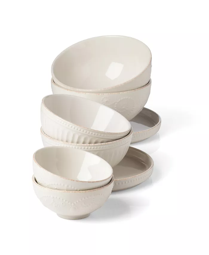 Lenox French Perle Luna Nesting Dinnerware Set 8 Piece