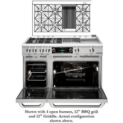 Capital 48-inch Freestanding Dual-Fuel Range COB484B2-L