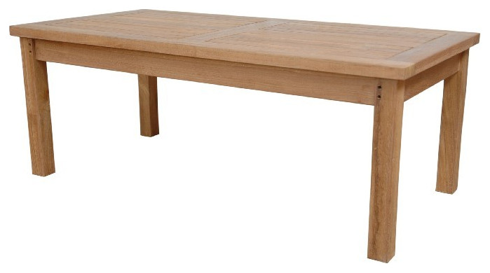 Anderson Teak TB 4824CT Montage Wooden Coffee Table   Transitional   Outdoor Coffee Tables   by BisonOffice  Houzz