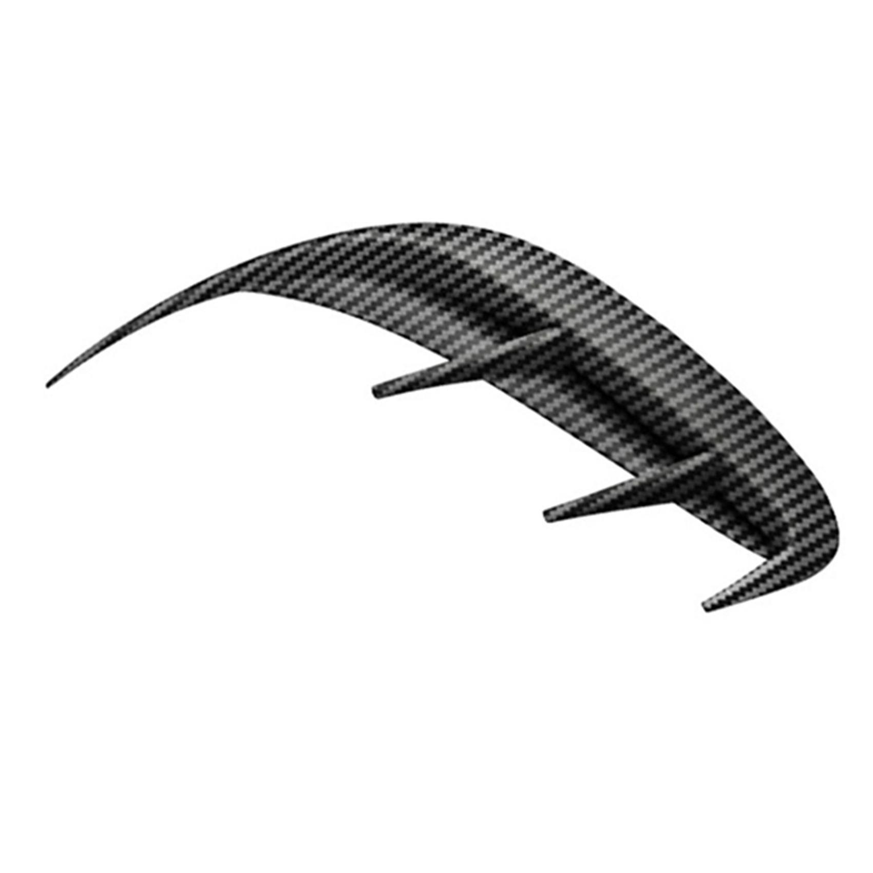 Carbon Fiber Rear Bumper Lip Splitter Spoiler Outlet Trim Cover For C Class W206 C200 C220 C260 C30