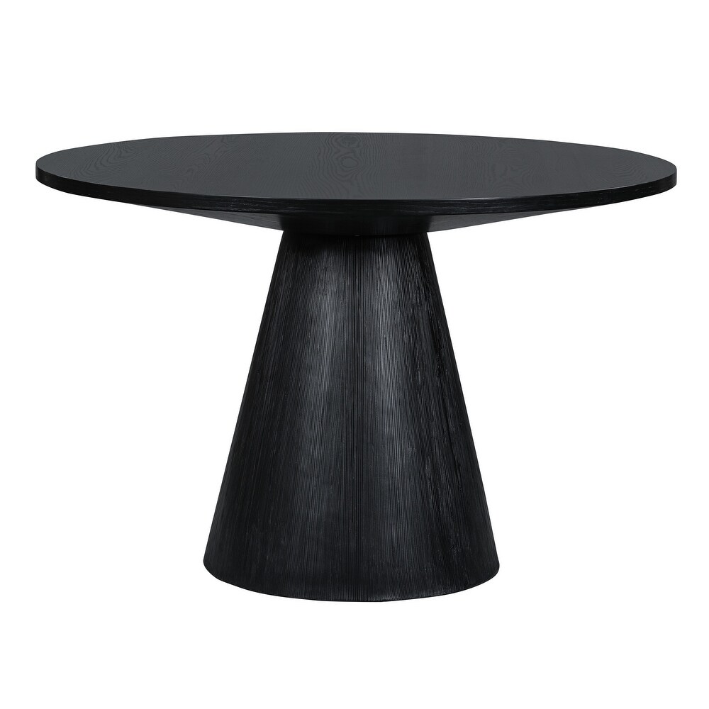 Retro Round Dining Table for Living Room Dining Room