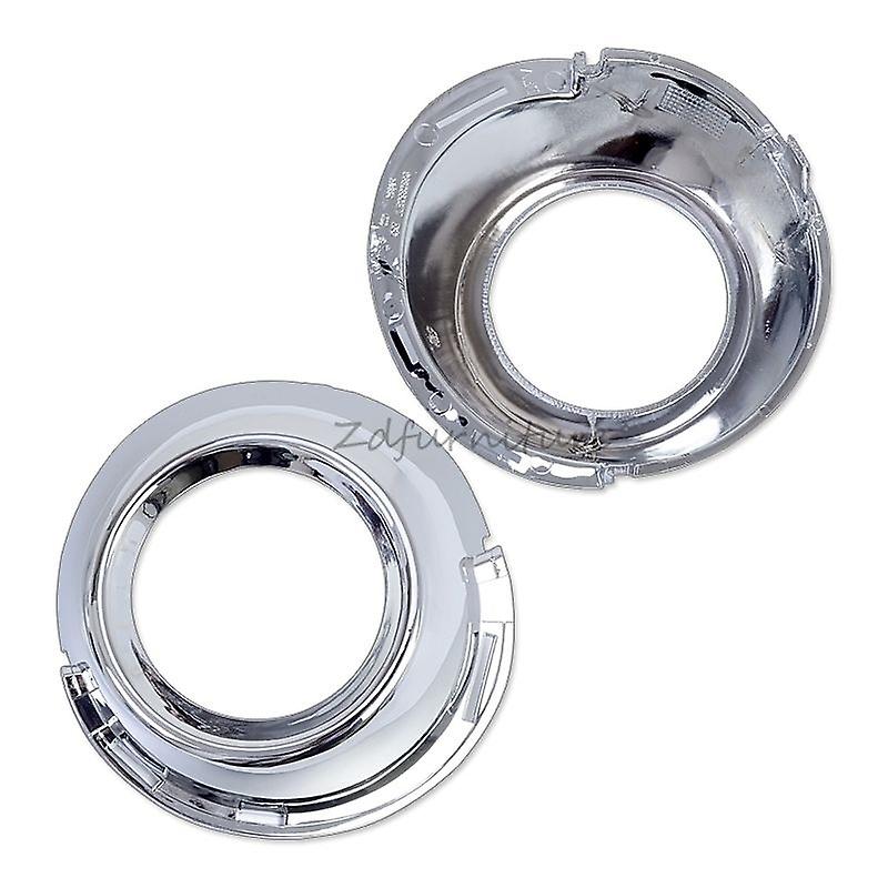 For Peugeot 307 Abs Chrome Front Fog Light Lamp Cover Trims Car Accessories 2pcs