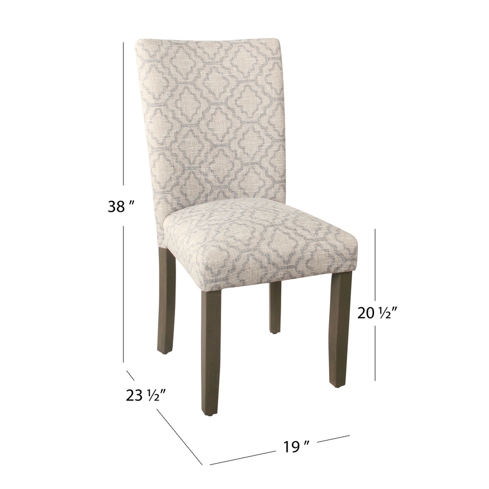 HomePop Classic Parsons Dining Chair   Set of 2