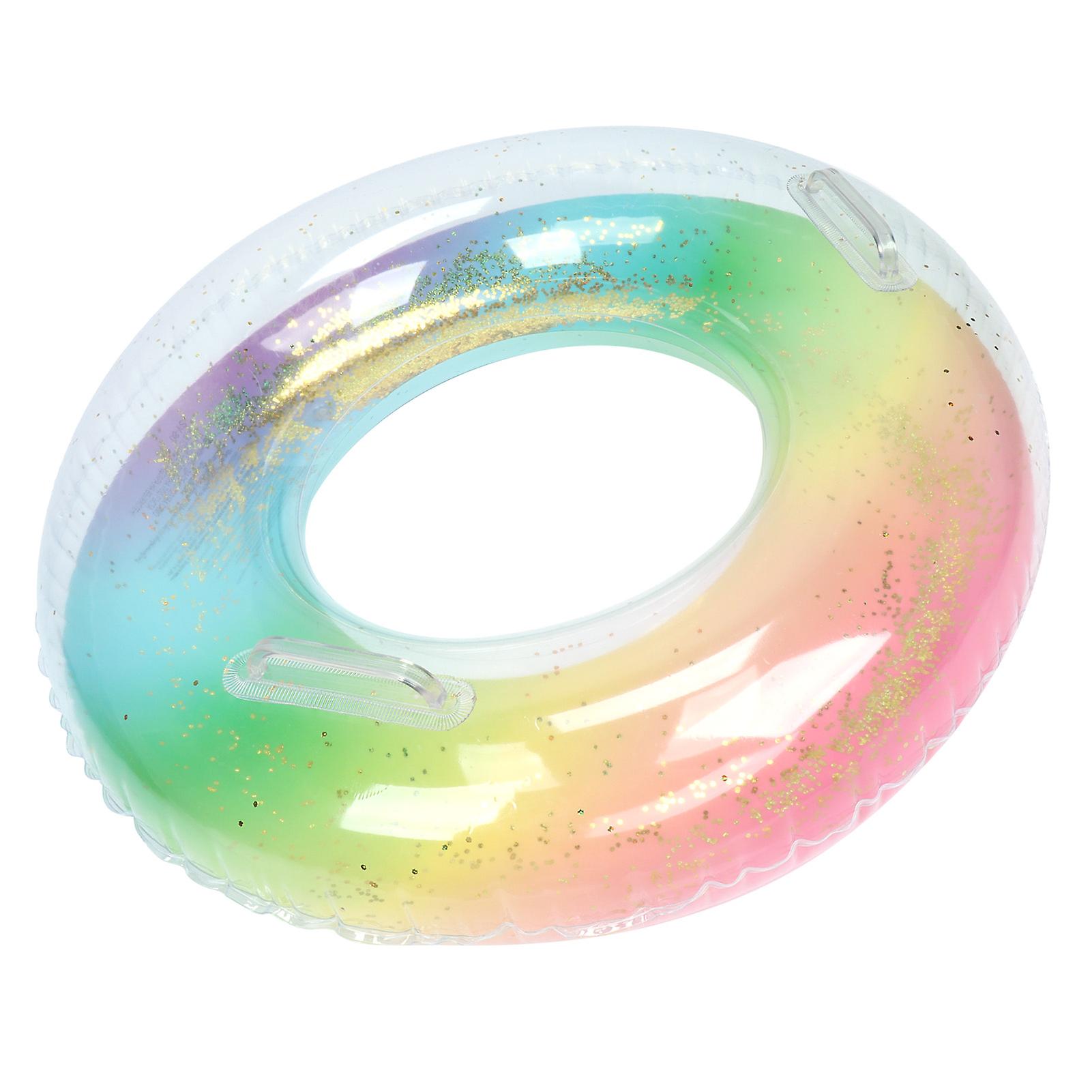 Swimming Ring Inflatable Colorful Children Swimming Circle Kids Swimming Toy  For Beach Vacation