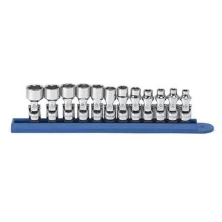 GEARWRENCH 14 in. Drive 6-Point Metric Flex Socket Set (12-Piece) 80311