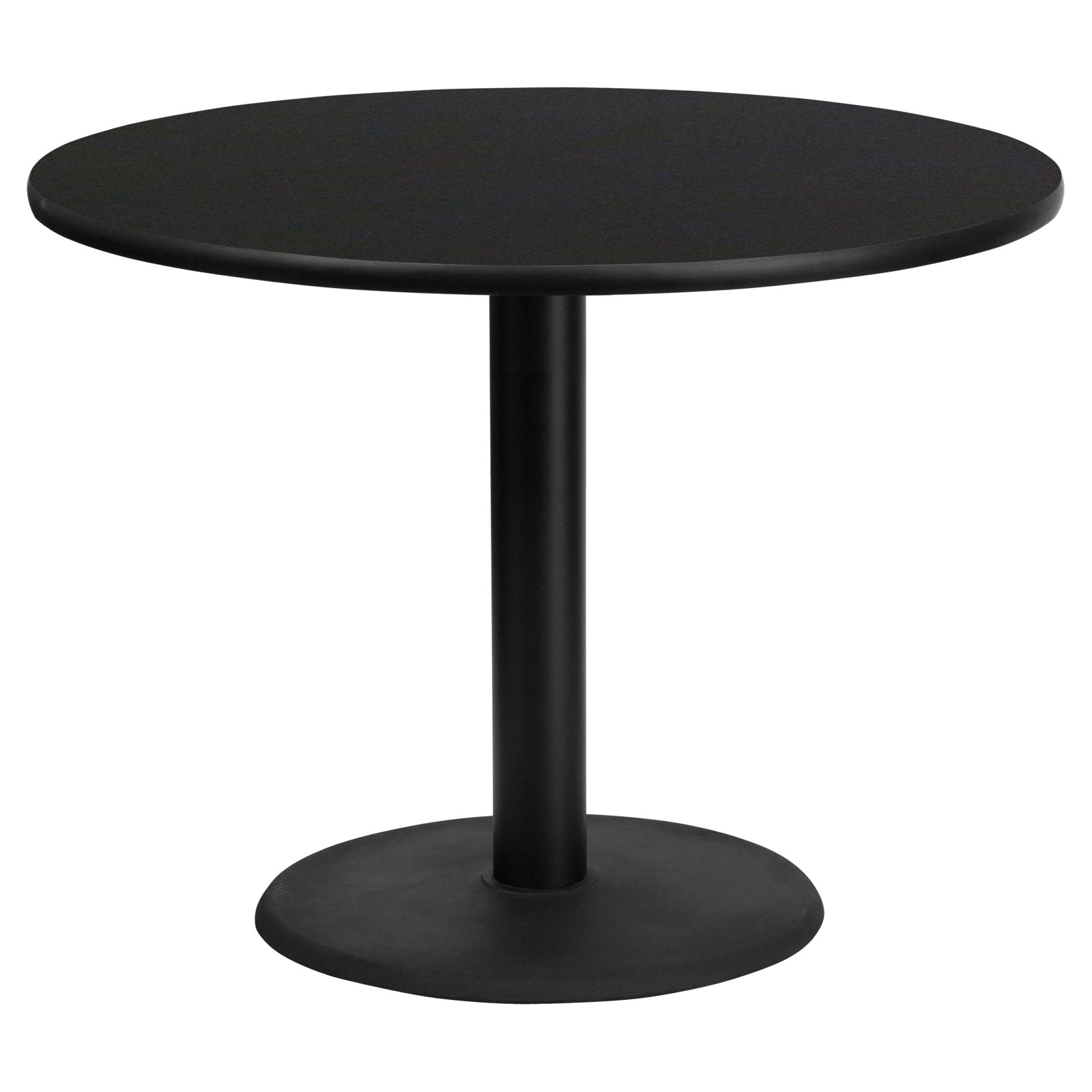 Flash Furniture 42'' Round Natural Laminate Table Top with 24'' Round Table Height Base