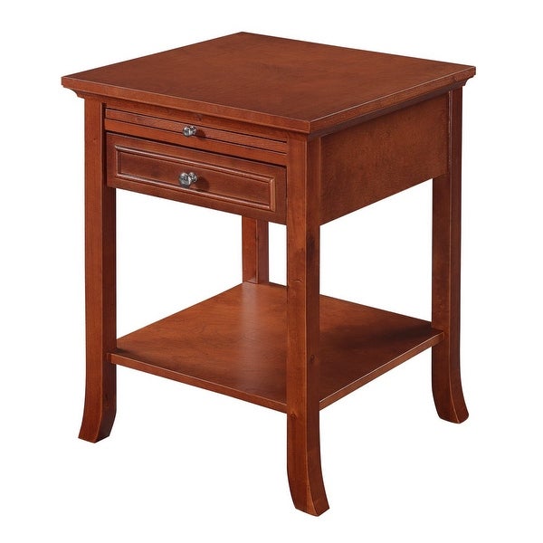 American Heritage Logan End Table with Drawer and Slide