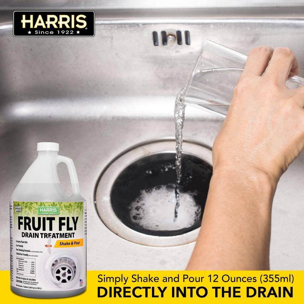 Harris 128 oz. Fruit Fly Drain Treatment Killer FFDG-128