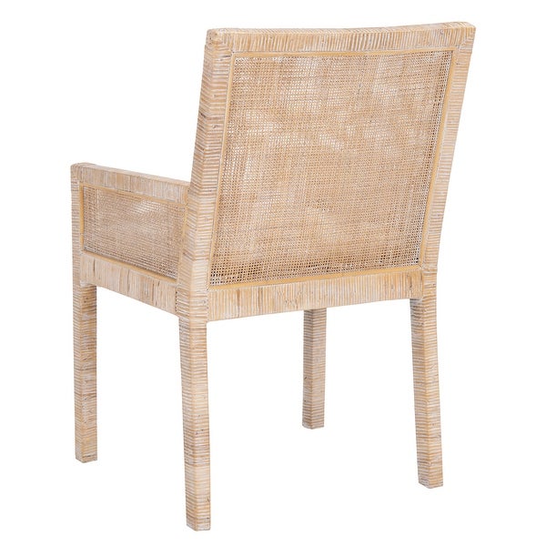 SAFAVIEH Sarai Coastal Accent Chair with Cushion - 22.8