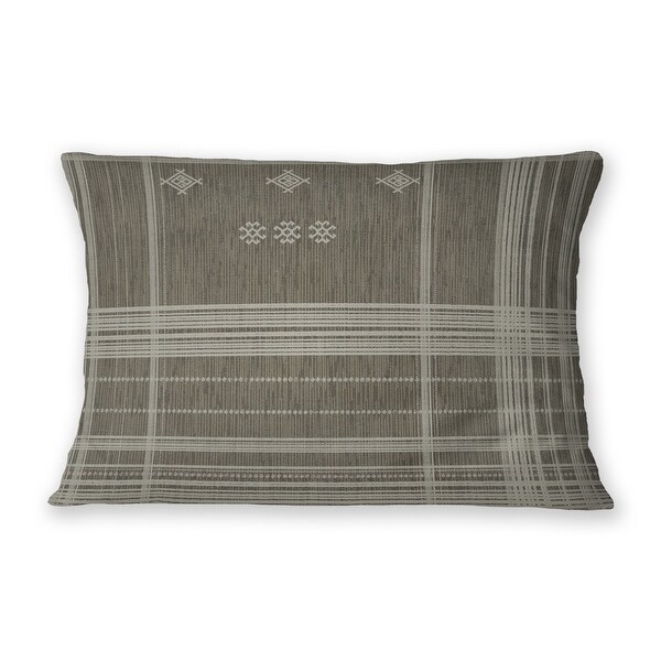 ZINA WOOD Outdoor Lumbar Pillow By Kavka Designs