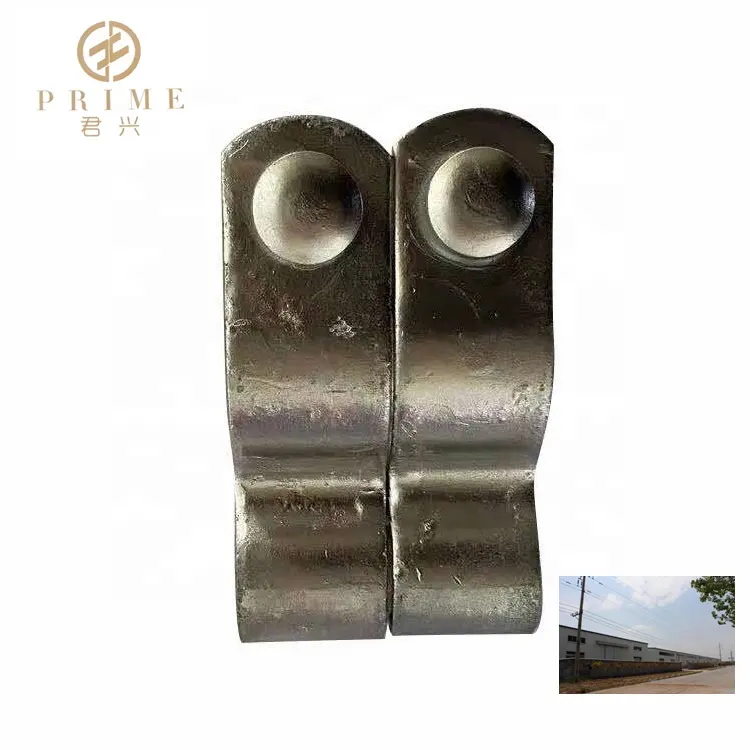 Hot dip galvanizing Steel Hinge hardware 32 32 mm turn round parts of fence door fence connection parts chain link fence