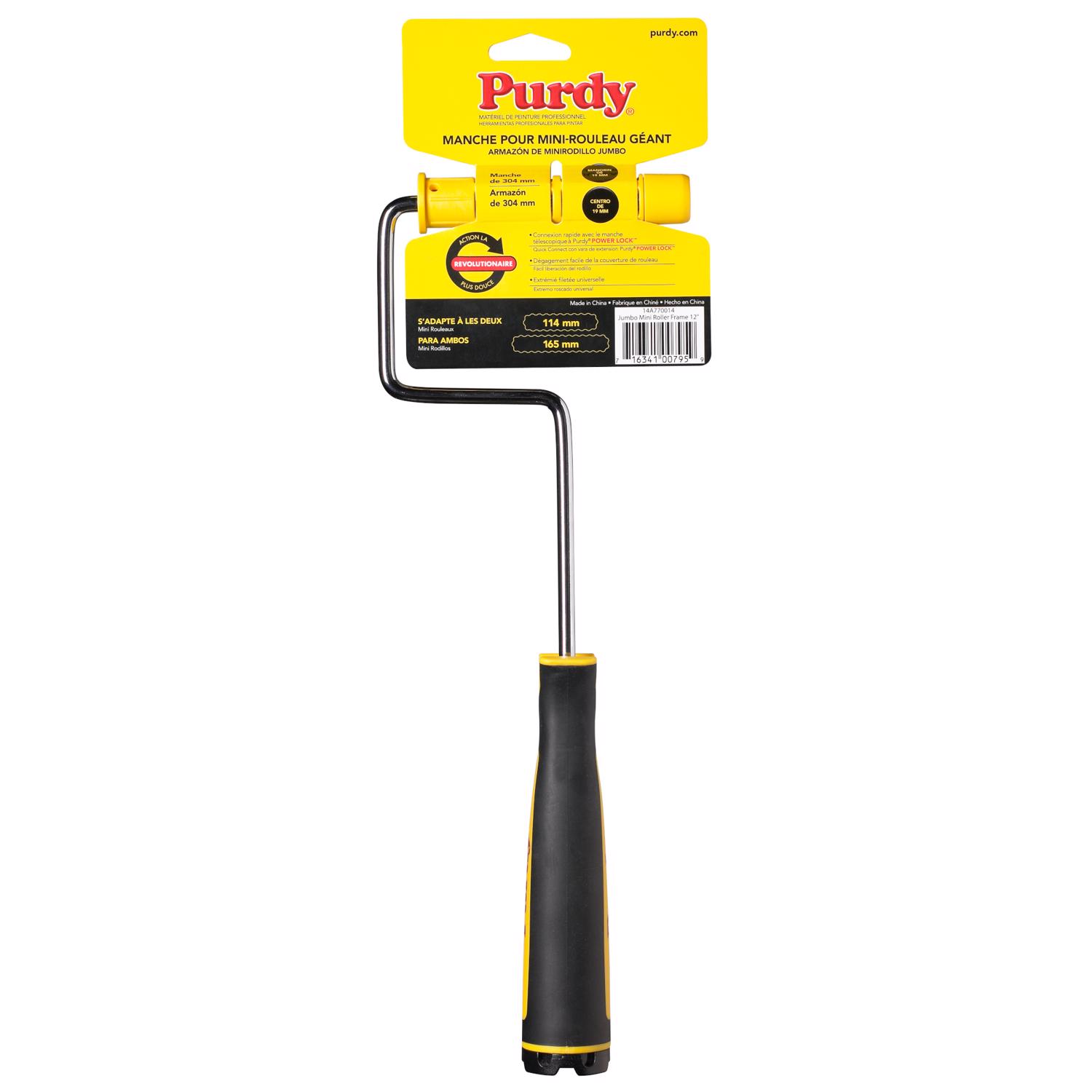 Purdy Revolution 4-1/2 - 6-1/2 in. W Jumbo Mini Paint Roller Frame Threaded End