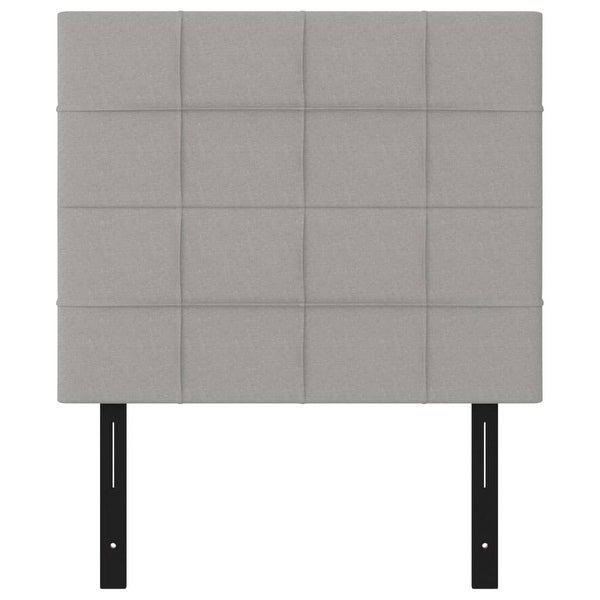 vidaXL Headboards 2 pcs Dark/Light Gray multisize Fabric - - 37421105