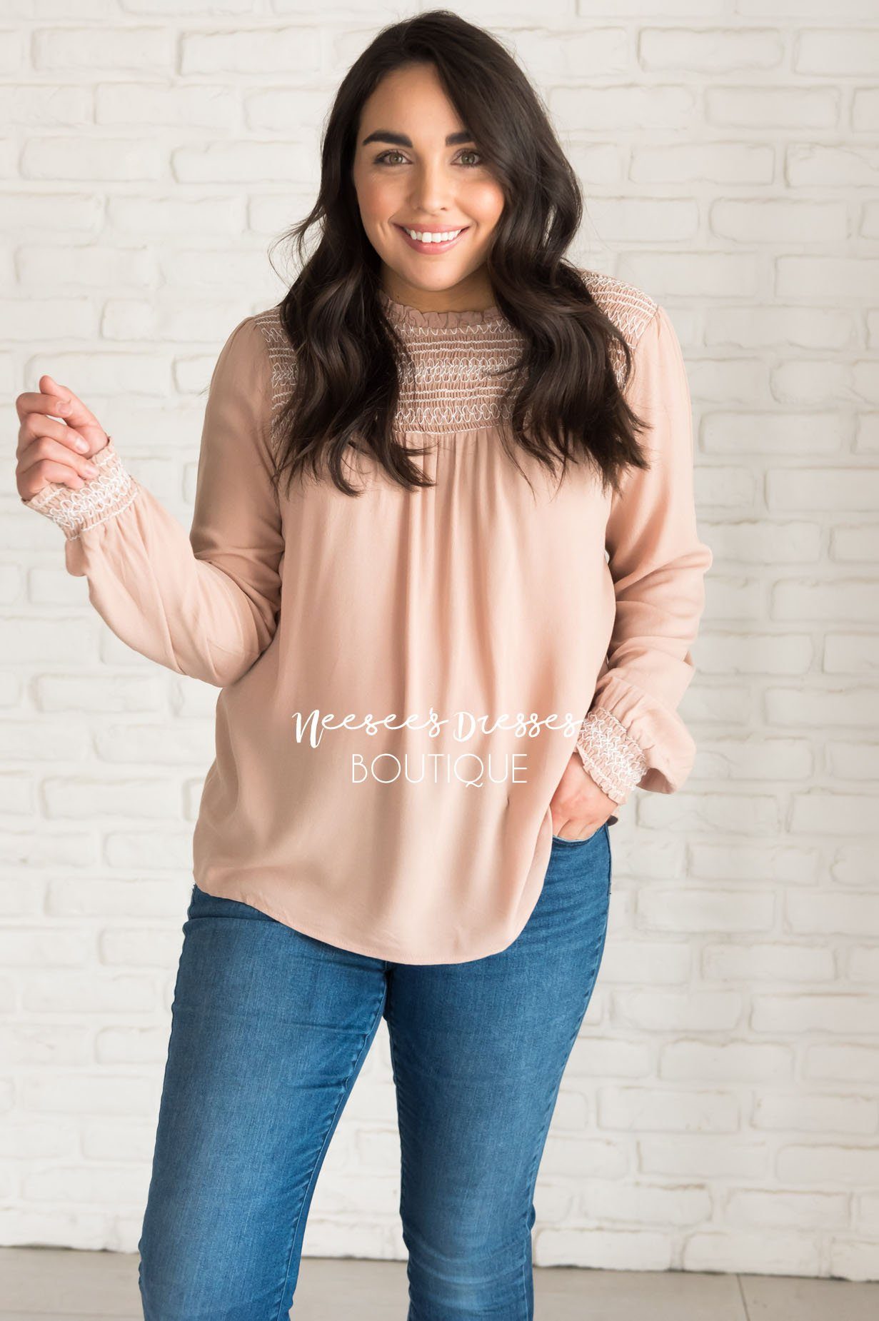 Anything is Possible Modest Blouse