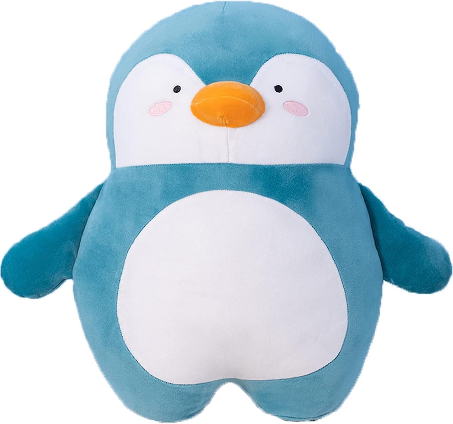 17.7 Inch Plush Penguin Stuffed Animal Penguin Hugging Pillow Cuddly Penguin Pillow Plushies Toy Penguin Huggable Anime Gifts For Kids