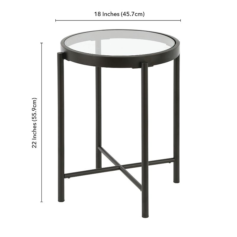 Finley and Sloane Duxbury Round Side Table