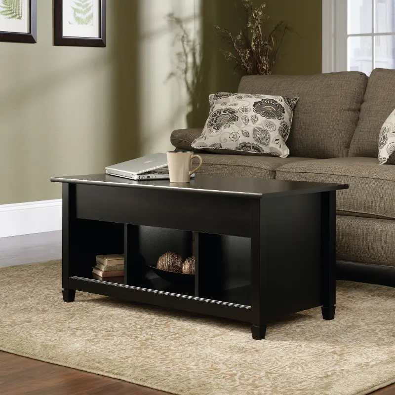 Black Lift Top Coffee Table - Edge Water