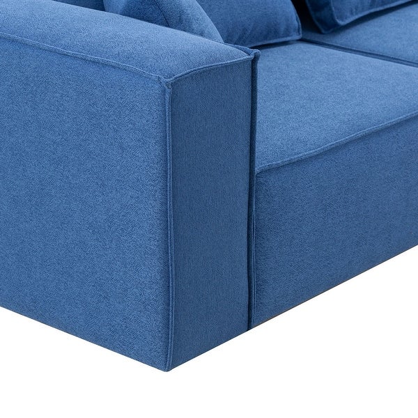 Williamspace Modern Upholstered Sectional Sofa for Living Room