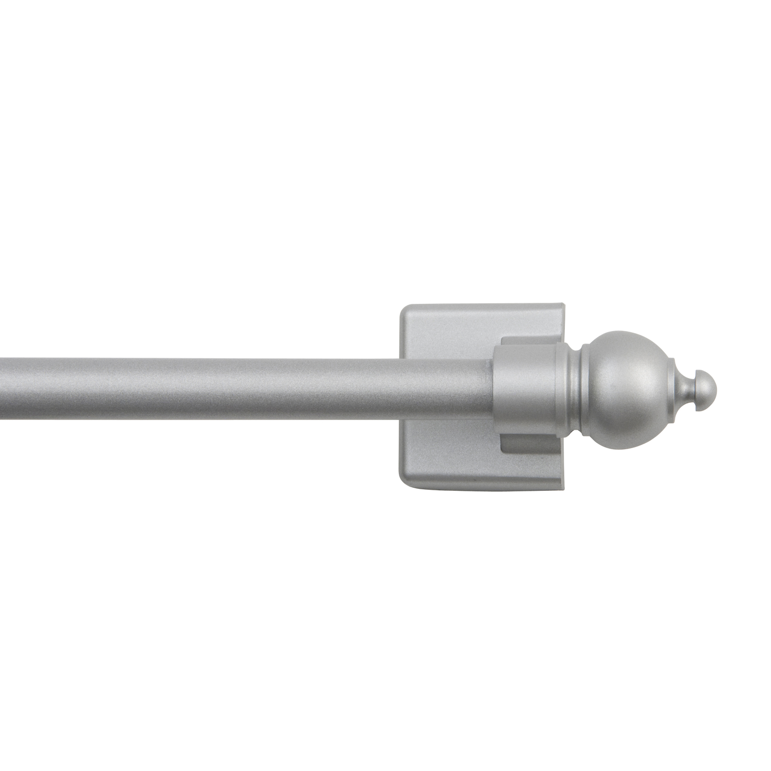 Kenney Satin Silver Silver Magnet Cafe Rod 16 in. L X 28 in. L