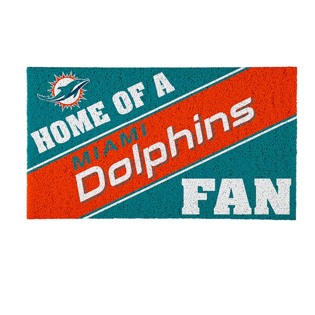 Evergreen Miami Dolphins Pvc Mat Color