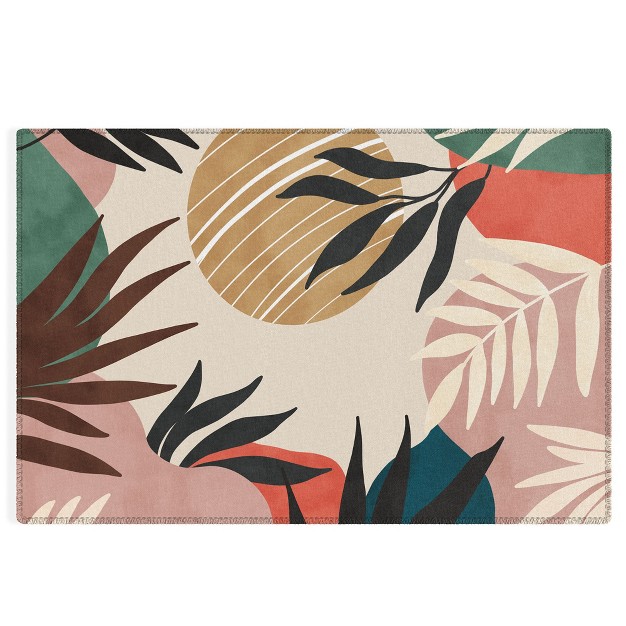 Marta Barragan Camarasa Modern Tropical Sunrise G Outdoor Rug Deny Designs