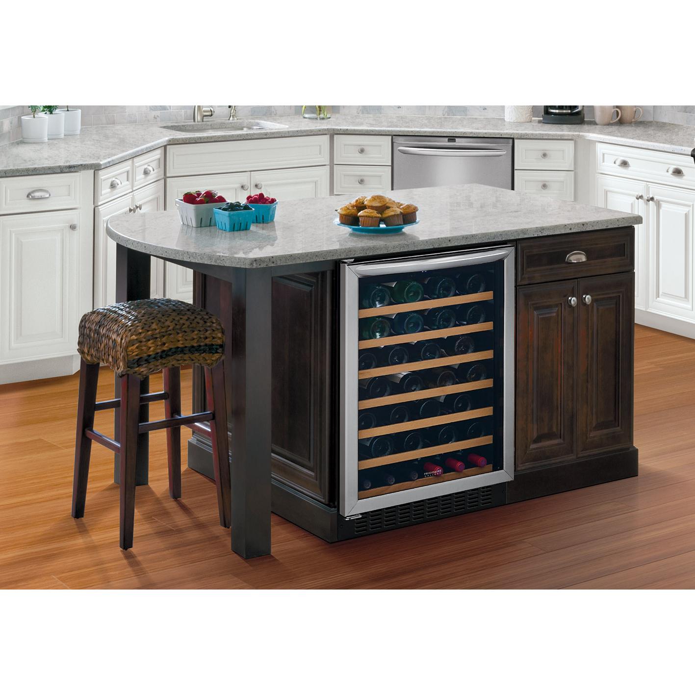 Frigidaire Gallery 5.3 cu.ft., 52-Bottle Freestanding Wine Cooler FGWC5233TS