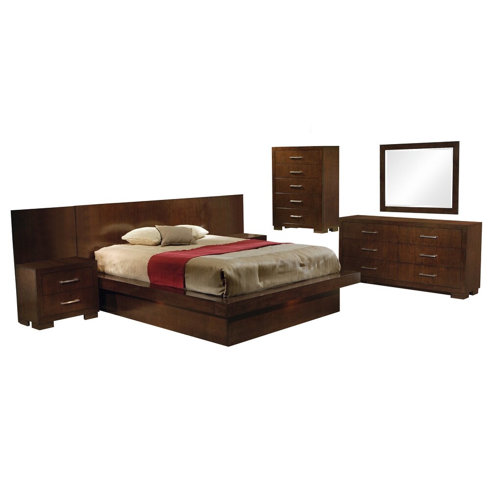 Coaster Furniture Jessica 6 piece Bedroom Set with Nightstand Panels