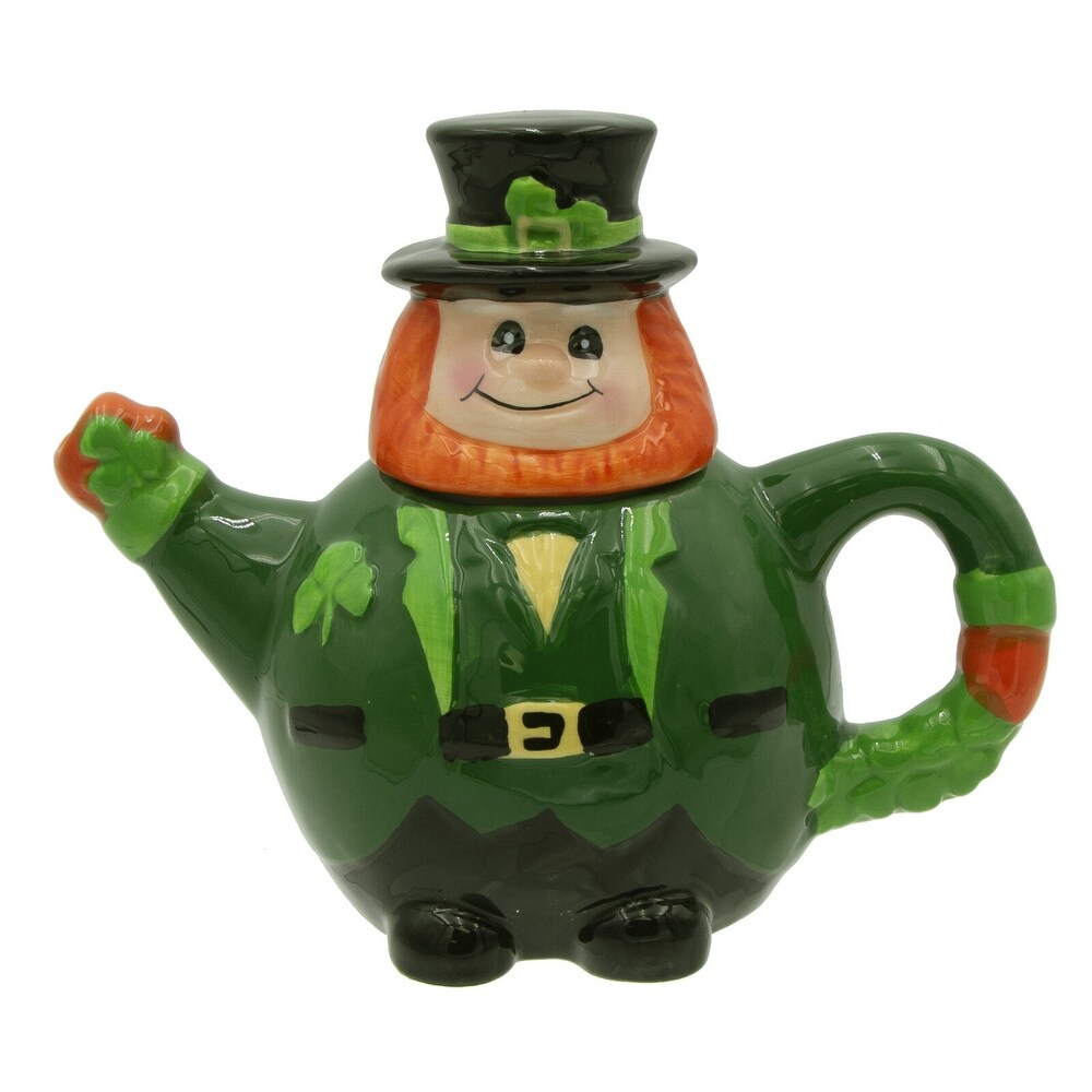 Ceramic Leprechaun 16oz Teapot