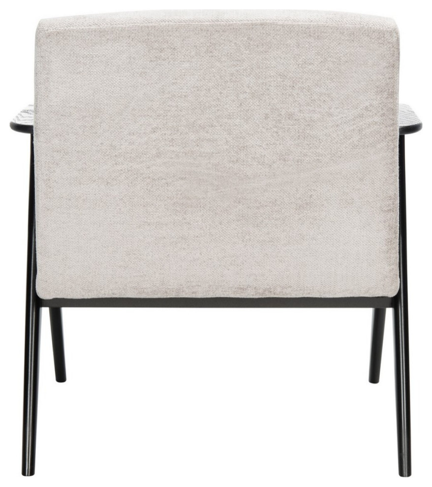 Marilyn Chenille Accent Chair Gray   Midcentury   Armchairs And Accent Chairs   by V.S.D Furniture  Houzz