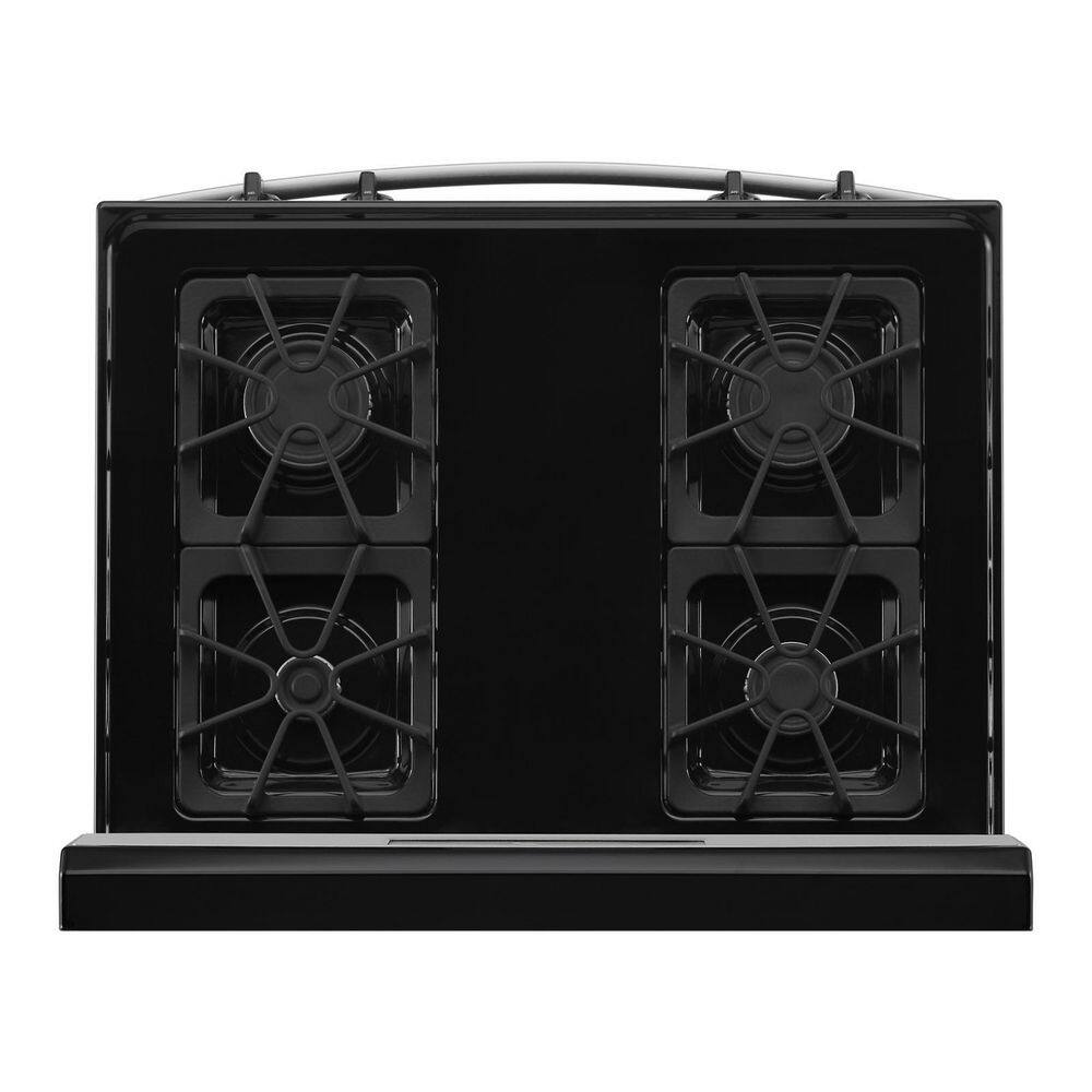 Amana 5 cu. ft. 30 in. 4-Burner Freestanding Gas Range with Self-Clean Option in Stainless Steel AGR6603SMS