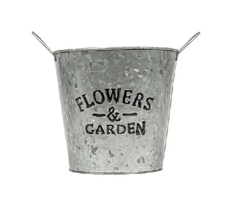 Garden supplies galvanized planter Modern Metal Planters garden supplies Iron planter Small and large decorative flower pots