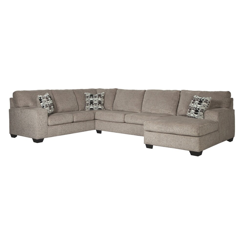 Ballinasloe 3 Piece Sectional  Platinum