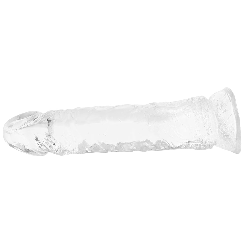 King Cock 8 Inch Dildo in Clear