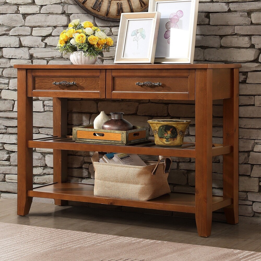 3 Tier Console Table for Entryway  42\