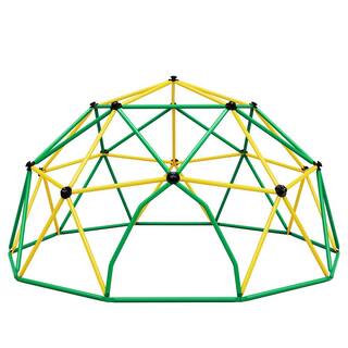 12 ft. Light Green Climbing Dome Outdoor Dome Climber Monkey Bars Play Center Rust and UV Resistant Steel LN20232403