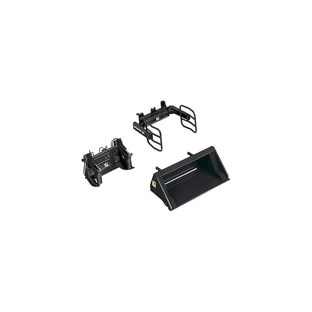 Wiking Front Loader Attachments -Set A Black 1:32  7385