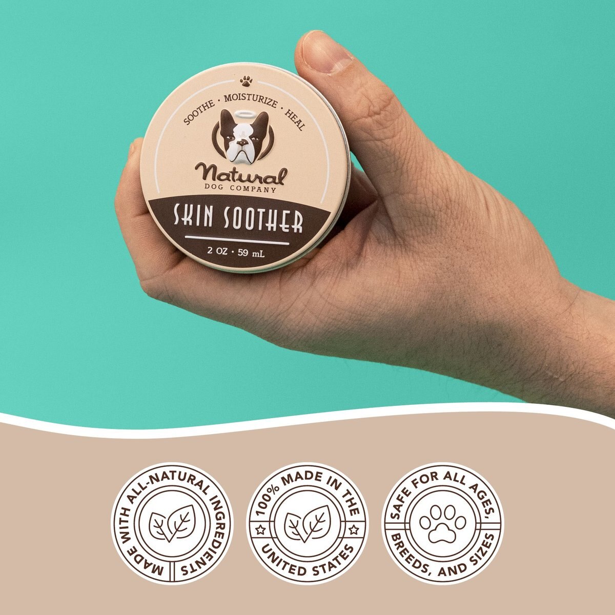 Natural Dog Company Skin Soother Dog Healing Balm