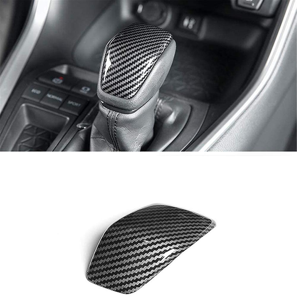 Car Gear Knob Trim Cover Gear Shift Knob Head Decoration Sticker For Rav4 2019-2020