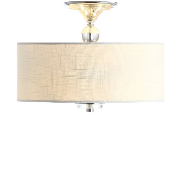 Metal crystal Marc Semi Flush Mount includes Energy Efficient Light Bulb Jonathan Y