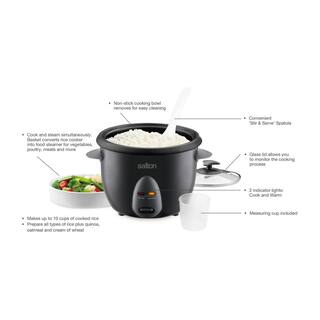 Salton Automatic Rice Cooker  Steamer - 10 Cup RC2088