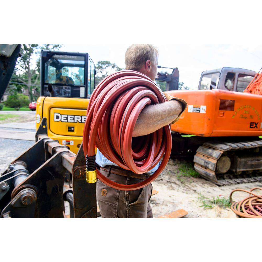 WATERWORKS ContractorFarm 34 in. x 100 ft. Heavy Duty Contractor Water Hose CWWCFT34100