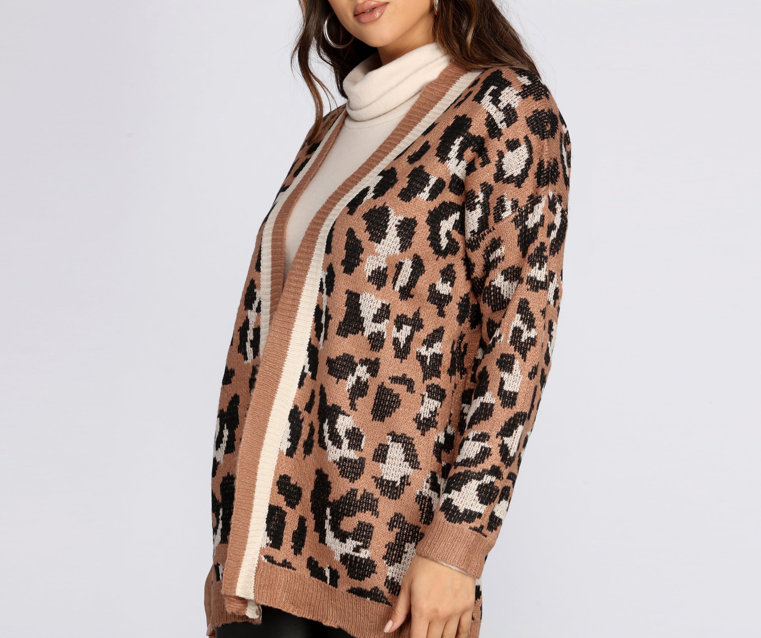 Cozy Leopard Print Caridgan